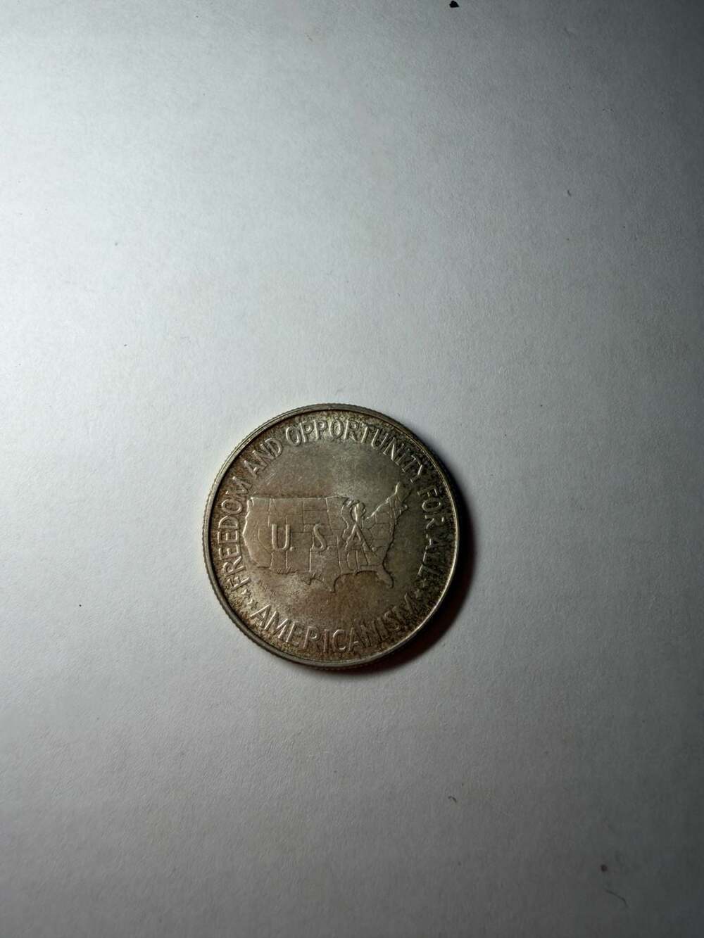 US Mint Washington Carver Commemorative Half Dollar Silver Coin 1951